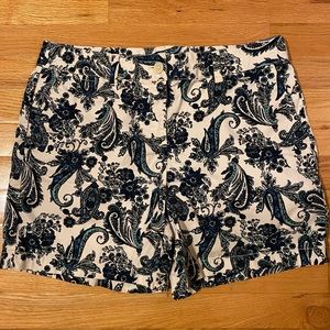 Loft Paisley Shorts